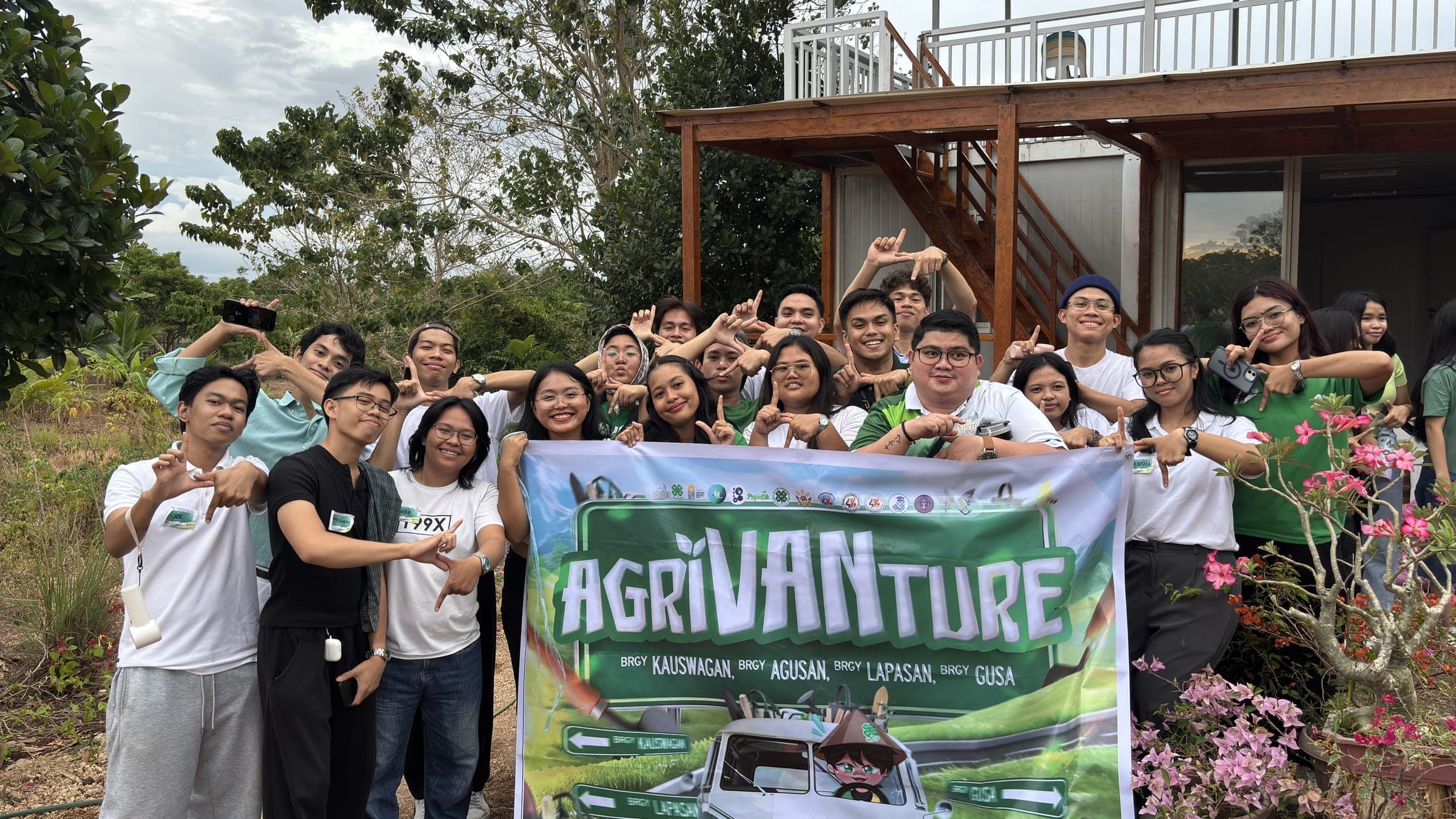 4-H USTP-CDO Agrivanture group photo in Claveria.